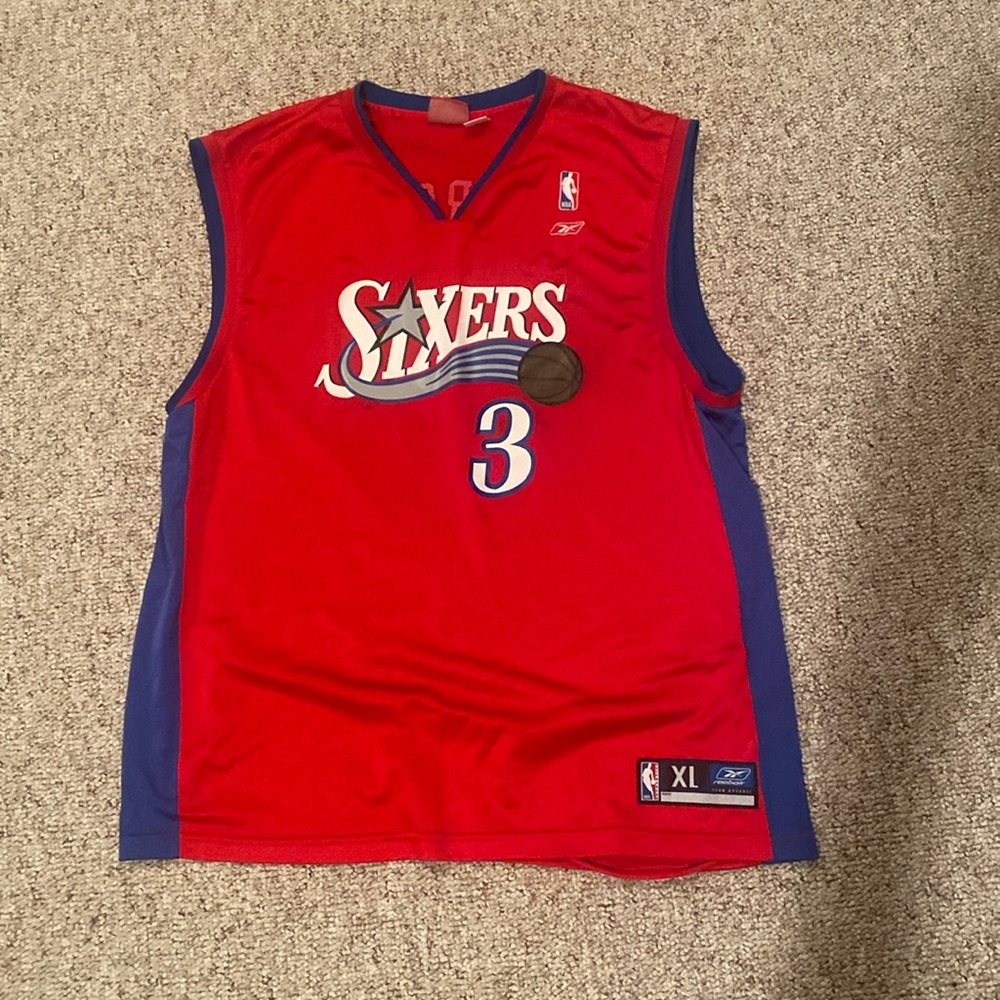 NBA Sixers Iverson jersey